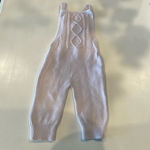 Jamie Kay Lavender Knit Overalls, 3-6month